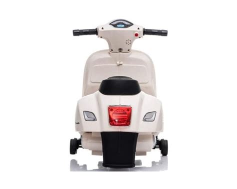 Moto Elettrica Mini Vespa 6V Bianca