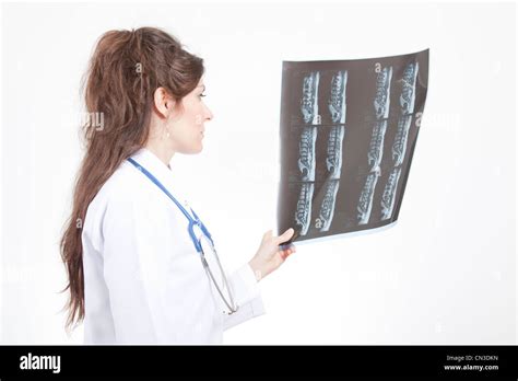 Doctor And X Ray Stock Photo Alamy