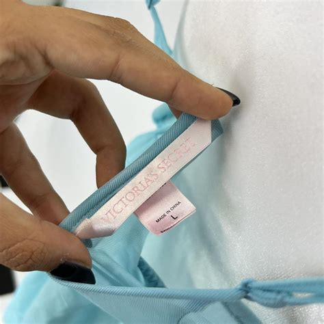 Blue Victorias Secret Babydoll Lingerie Usa Depop