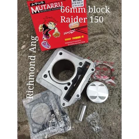 Mutarru Mm Steel Raider R Carb Cylinder Block Borekit Set Cast