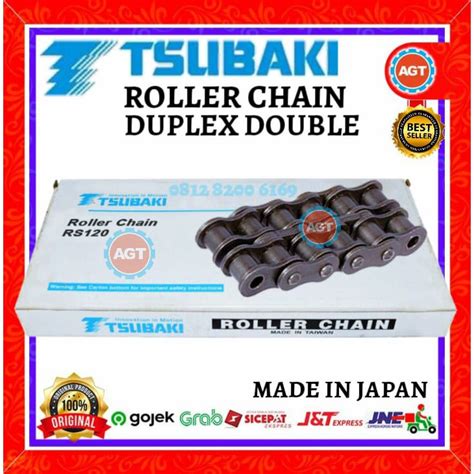 Jual TSUBAKI RANTAI ROLLER CHAIN RS40 DOUBLE TERMURAH TERLENGKAP READY