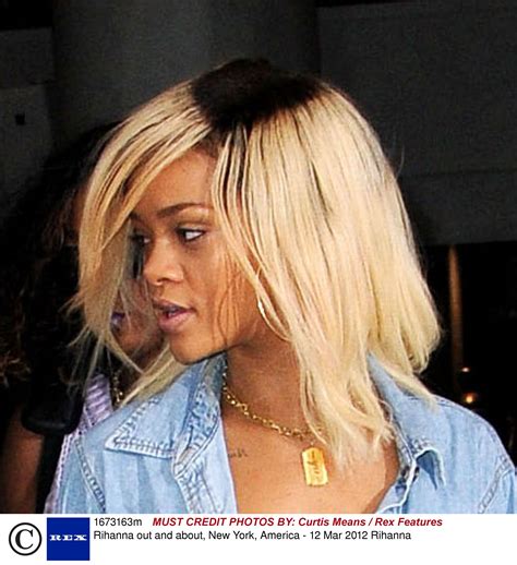 Rihanna Long Blonde Hair