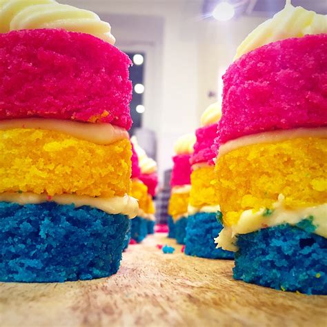 Mini Naked Rainbow Lemon Layer Cake Recipe Eat Love Live