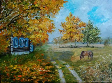 Пейзаж ручной работы. Ярмарка Мастеров - ручная работа. Купить Картина ...