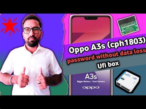 Oppo Cph Password Remove Ufi Box Oppo A S Cph Pattern