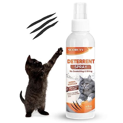 Cat Repellent Indoor, Cat Spray Deterrent, All Natural Bitter Dog ...