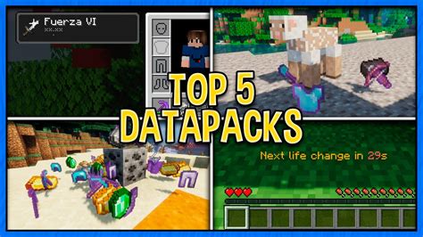 5 DATA PACKS Para PASAR MINECRAFT 1 17 1 YouTube