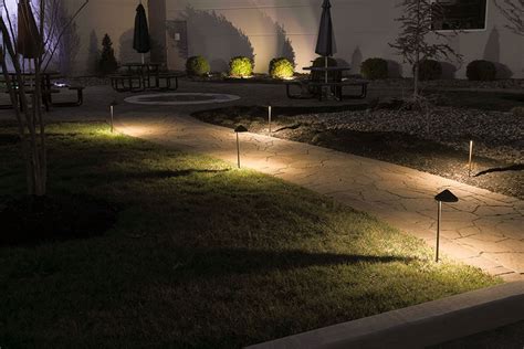 Landscape LED Path Lights w/ Offset Cone Shade - 3 Watt | Super Bright LEDs