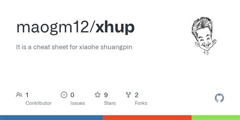 Github Maogm12 Xhup It Is A Cheat Sheet For Xiaohe Shuangpin