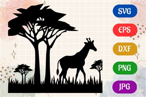 Africa | Silhouette Vector SVG EPS DXF Graphic by Creative Oasis ...