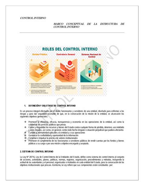 Pdf Control Interno Marco Conceptual De La Munialtoselvaalegre Gob