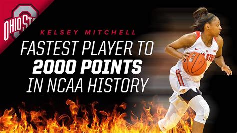 12-7-2016 KELSEY MITCHELL FASTEST PLAYER TO 2,000 POINTS IN NCAA ...