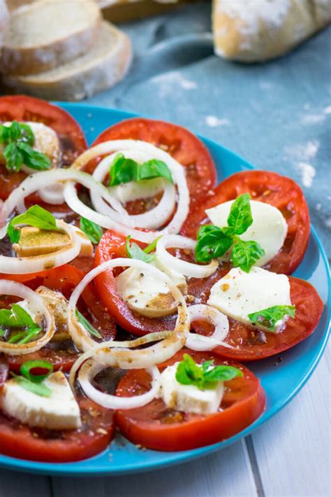 Lecker Easy Zubereitet Tomatensalat Mit Mozzarella Und Balsamico