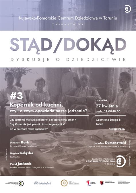 Stąd Dokąd 3 Kopernik od kuchni czyli o czym opowiada nasze jedzenie