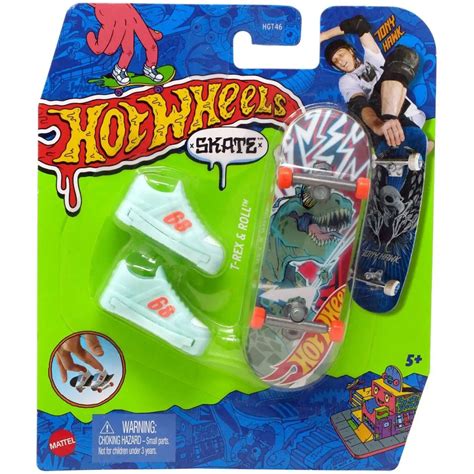 Mattel Hot Wheels Skate Παπούτσια Fingerboard Tony Hawk T Rex Roll HGT46 HGT60 Toys shop gr