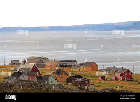 typical view scandinavian fishing village  res stock photography