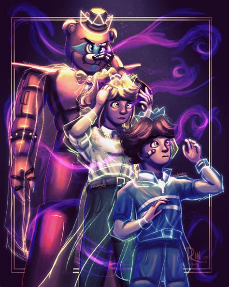 Freddy, Gregory and Vanessa -Security Breach- | Fnaf freddy, Fnaf ...