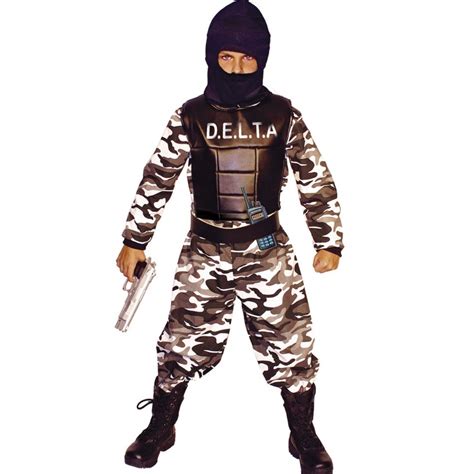 Comprar Disfraz De Militar Delta Force Infantil Disfraces Militares