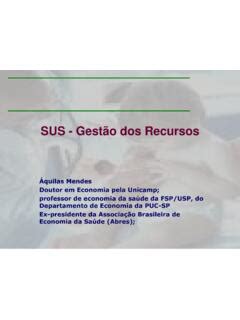 SUS Gestão dos Recursos Conselho de sus gest 227 o dos recursos