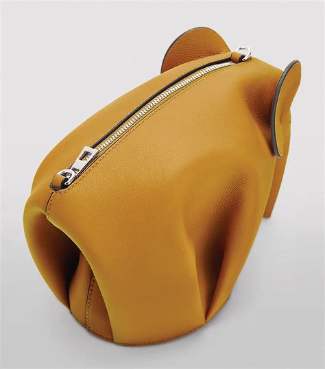 Womens Loewe Yellow Mini Elephant Cross Body Bag Harrods {countrycode}