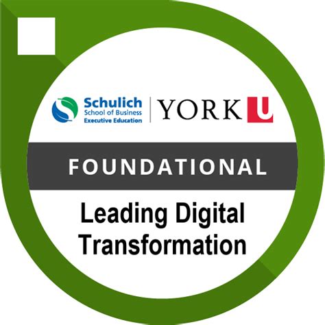 Leading Digital Transformation Credly