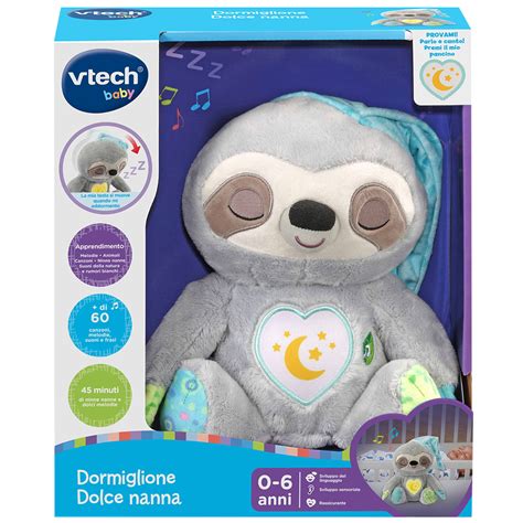 Vtech Baby Peluche Interattivo Per La Nanna Dormiglione Dolce Nanna