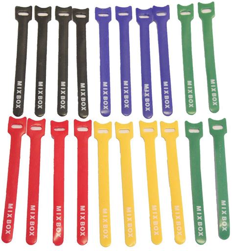 Piece X Mm Hook Loop Cable Tie Nylon Strap Power Wire