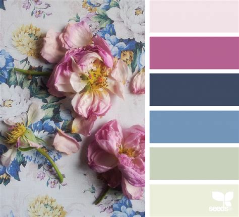 Flora Palette Seeds Color Design Seeds Color Schemes