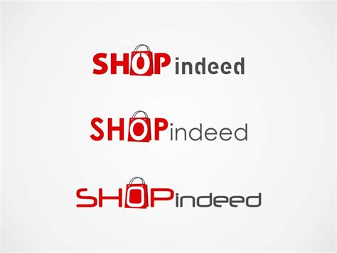 Elegant Playful Online Shopping Logo Design For Shopindeed Shop