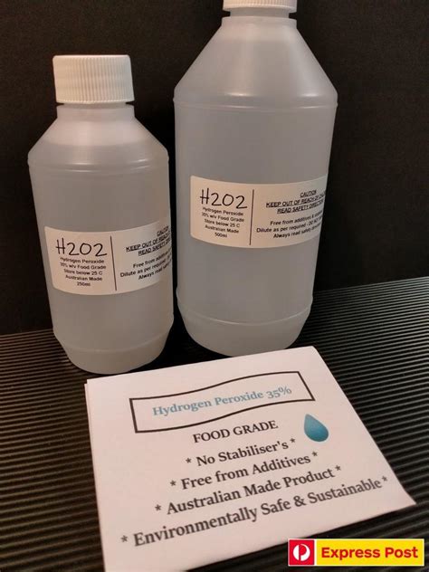 250ml Hydrogen Peroxide Food Grade 35 Free Shipping