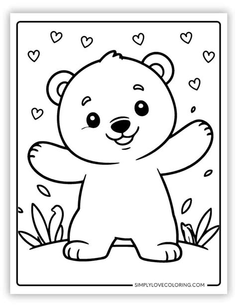 51 Bear Coloring Pages (Free PDF Printables) - Simply Love Coloring