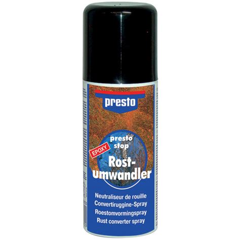 Presto Stop Rust Converter Spray Service European Aerosols