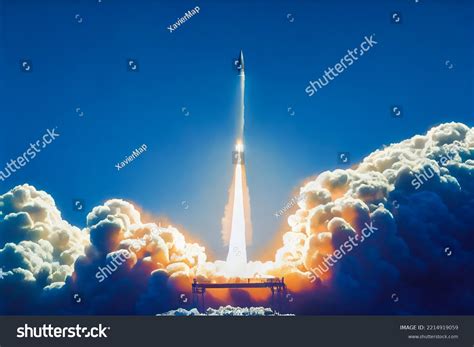 Launch Strategic Nuclear Cruise Missile Massive Stock Illustration ...