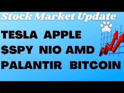 Update On The S P Apple Tesla Nvidia Nio Amazon Nike Bitcoin