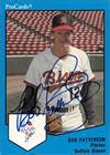 Bob Patterson Autographed Baseball Card Buffalo Bisons 1989 ProCards