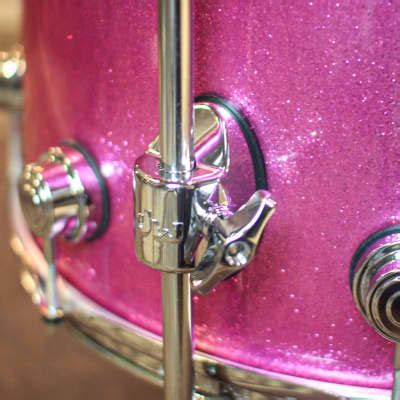 Dw Collector S Cherry Vlt Pink Sparkle Lacquer Drum Set Reverb