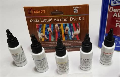 Keda Dye 5 Color Liquid Dye Kit Contains 5 Alcohol Dye Colors In One