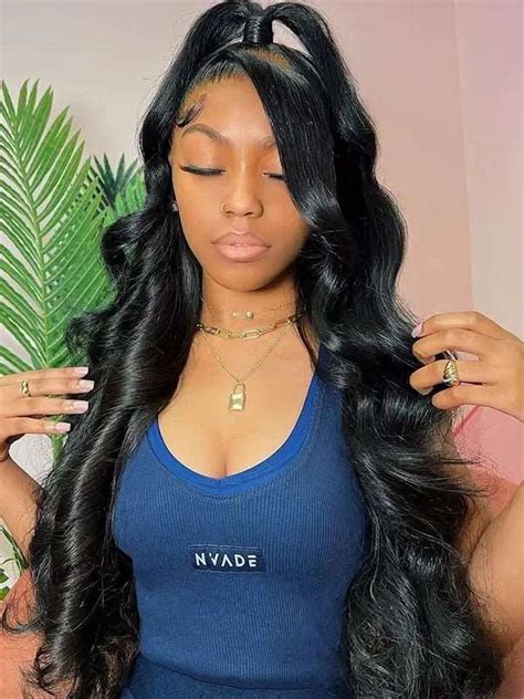 32 40 Inch Long Wig 5x5 13x4 Undetectable Hd Lace Body Wave Virgin