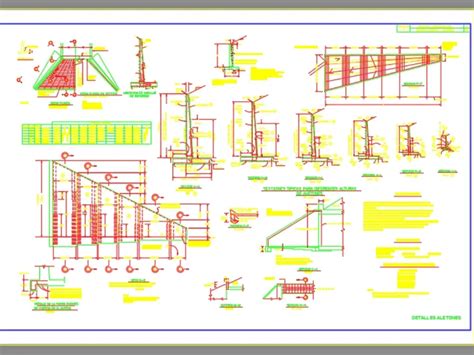 Detalles Constructivos De Castillos En Dwg Librer A Cad