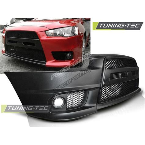 FRONT BUMPER MITSUBISHI LANCER 09 15 SEDAN EVO STYLE Race Shop Soi