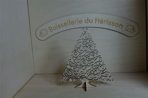 Boutique En Ligne D Coupes Laser De No L Sapin Sur Socle