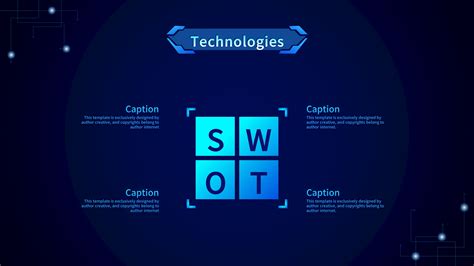 Blue Technology Atmosphere Blockchain Ppt Template Google Slide And