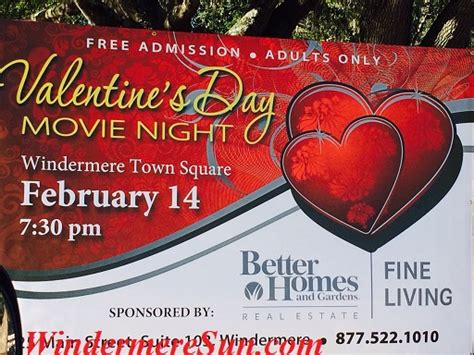 Upcoming Valentine’s Day Movie Night - Windermere Sun-For Healthier ...