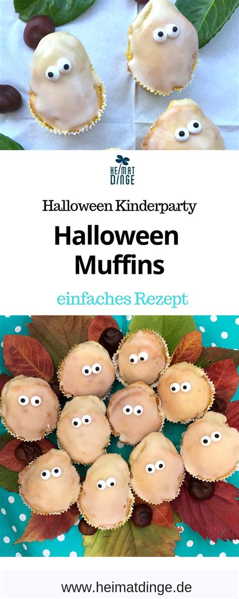 Halloween Rezepte F R Kinderparty Leckere Gespenster Zitronen Muffins