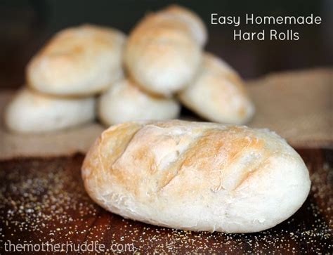 Easy Homemade Hard Rolls