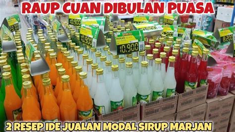 Modal Sirup Dan Soda Banyak Cuan Di Bulan Puasa Resep Es Mojito