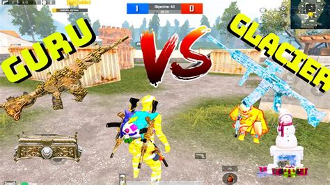 M416 Silver Guru VS M416 Glacier 1 VS 1 Costume Room PUBG MOBILE