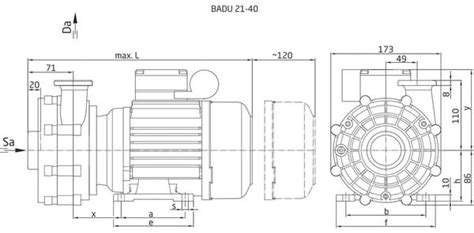 Pompa Do Basenowych Atrakcji Wodnych 21 40 58 G BADU