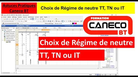 Astuces Pratiques Caneco Bt Choix De R Gime De Neutre Tt Tn Ou It