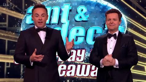 Itv Saturday Night Takeaway S Fate Revealed As Ant And Dec Make Sad